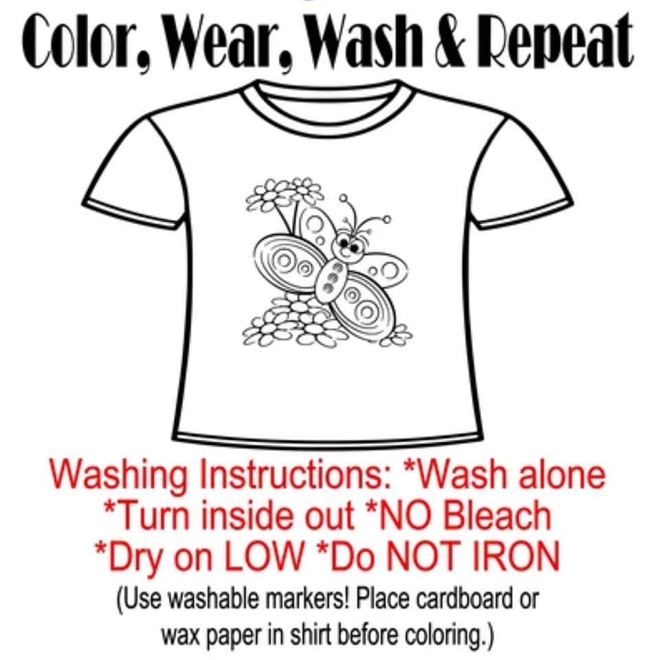 Unicorn Coloring T Shirts