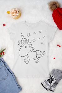 Unicorn Coloring T Shirts